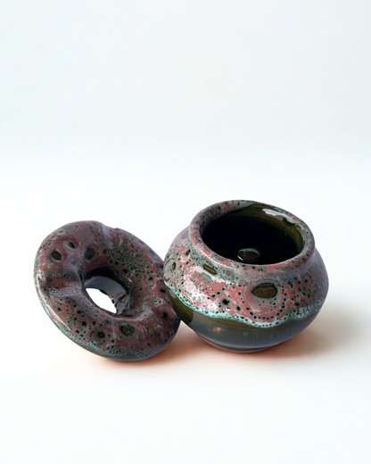 Cinzeiro Marroquino | Verde Rosa Pequeno