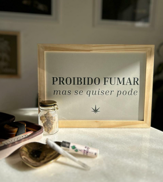 Quadro "Proibido fumar"